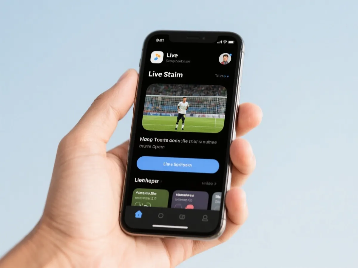 英超直播App界面预览